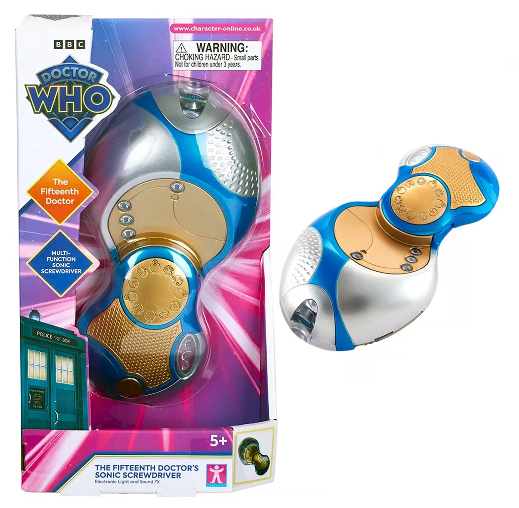 Doctor Who Fifteenth Dr SONIC SCREWDRIVER With Electronic Light & Sound FX (S)