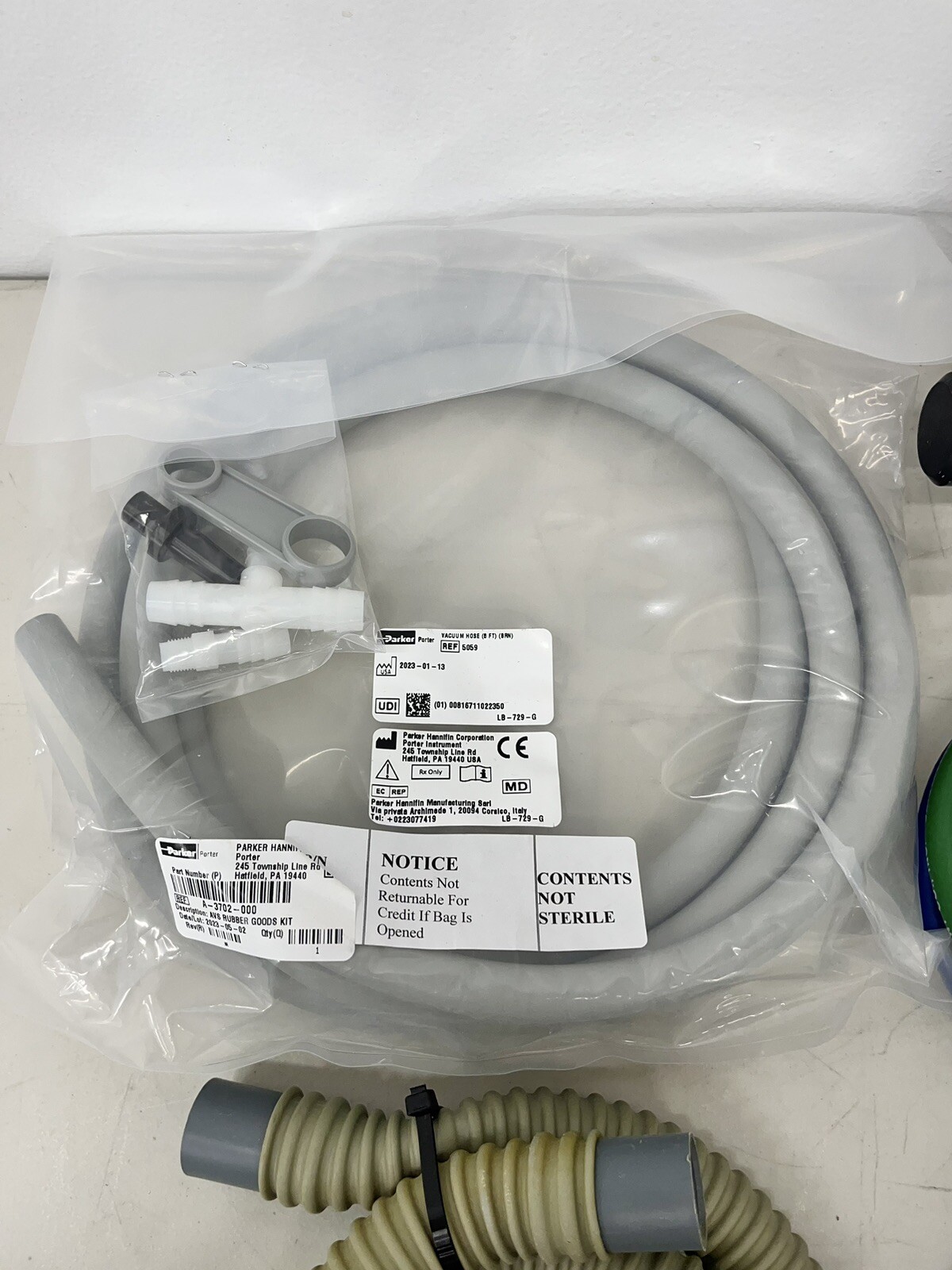 Porter MXR 2000 Dental Nitrous Oxide Flowmeter W/ Hoses, Scavenger