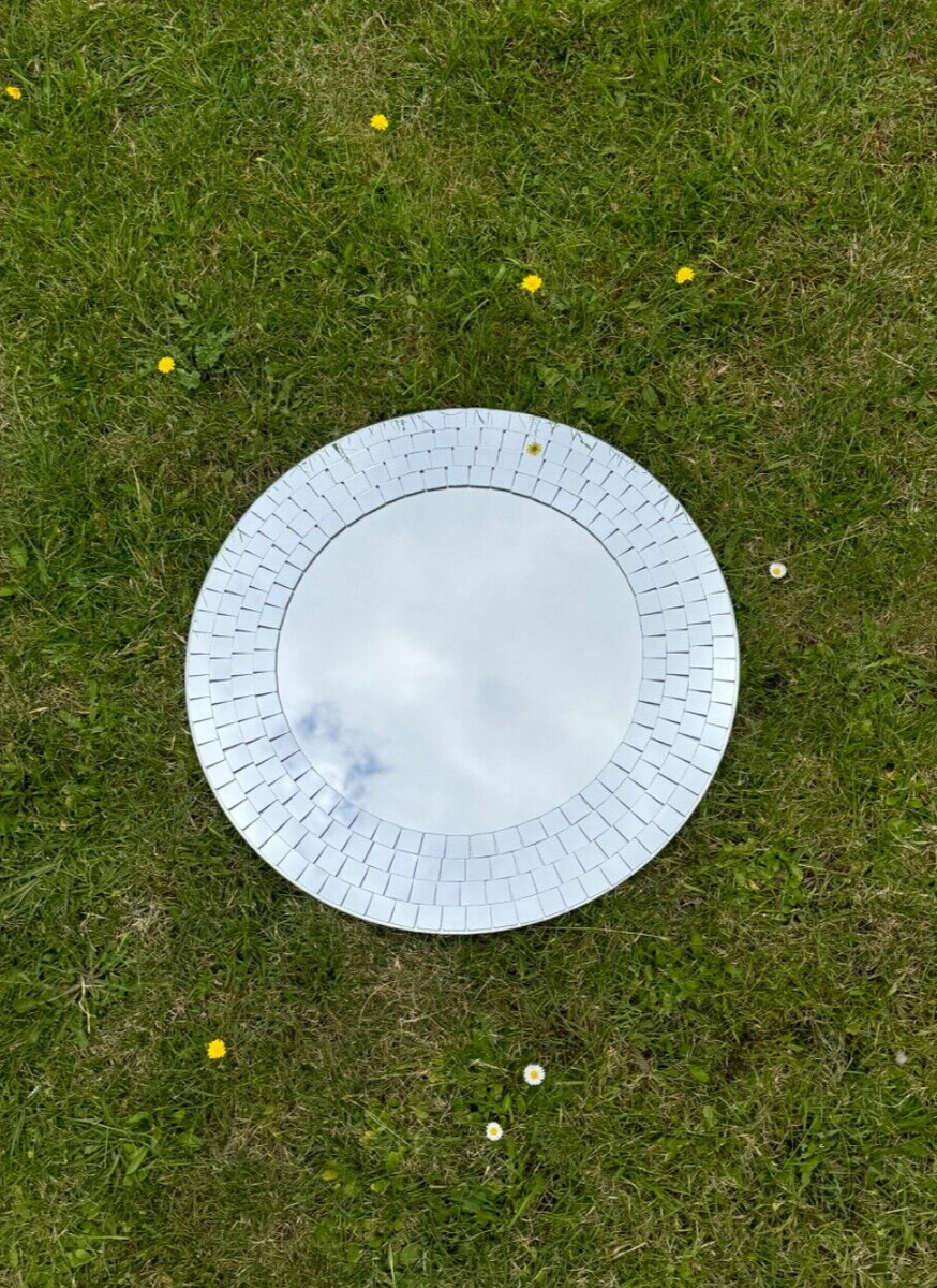 IKEA Tranby Round Mosaic Mirror 50cm Discontinued | eBay UK