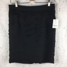 NEW Karen Kane Size 8 Black Ruffle Pencil Skirt Lined Party Style 3L39108 NWT