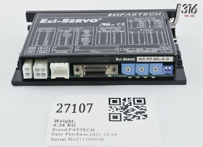 27107 FASTECH EZI-SERVO EzS-PD-60L-A-D | eBay