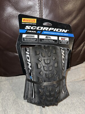 Pirelli Scorpion Trail S Pro Wall 27.5 x 2.4 Black Mountain Bike Tire Brand New