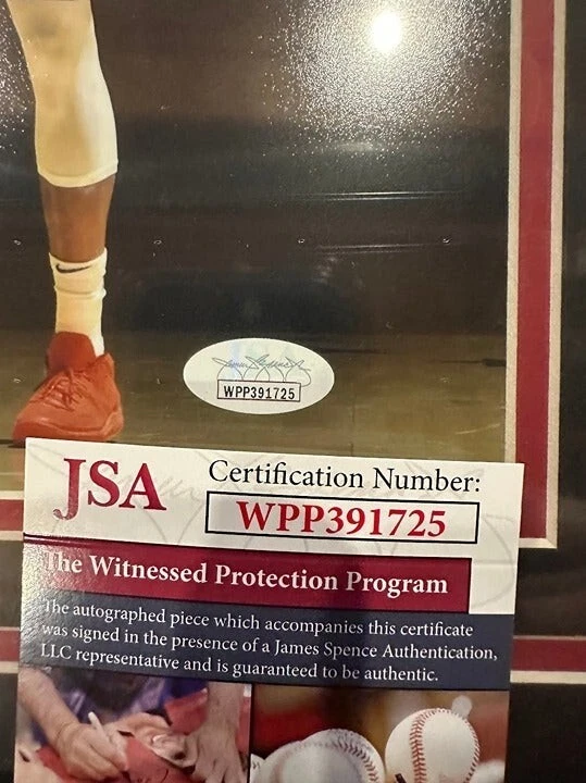 托比亚斯·哈里斯签名亲笔签名费城 76 人队 8 x 10 照片拼贴画框 JSA — 第 4/4 张图片