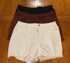 Universal Thread Women's Jean Shorts Midi High Rise Size 12