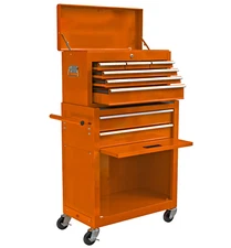 Rolling Tool Chest 8-Drawers Tool Box Lockable Tool Storage Cabinet for Garage