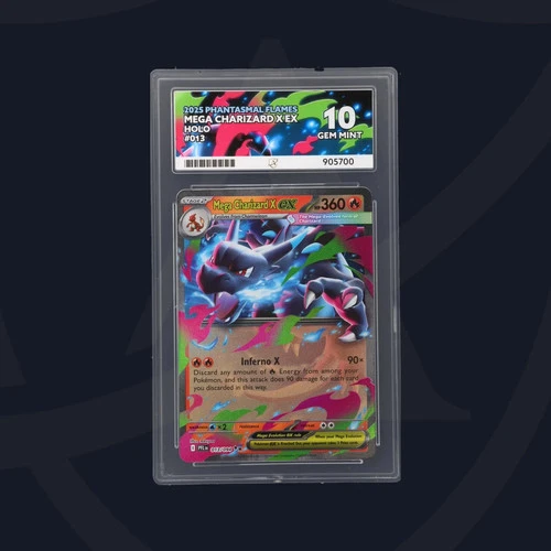 Mega Charizard X ex 013/094 Ace 10 Phantasmal Flames Double Rare Holo Pokemon