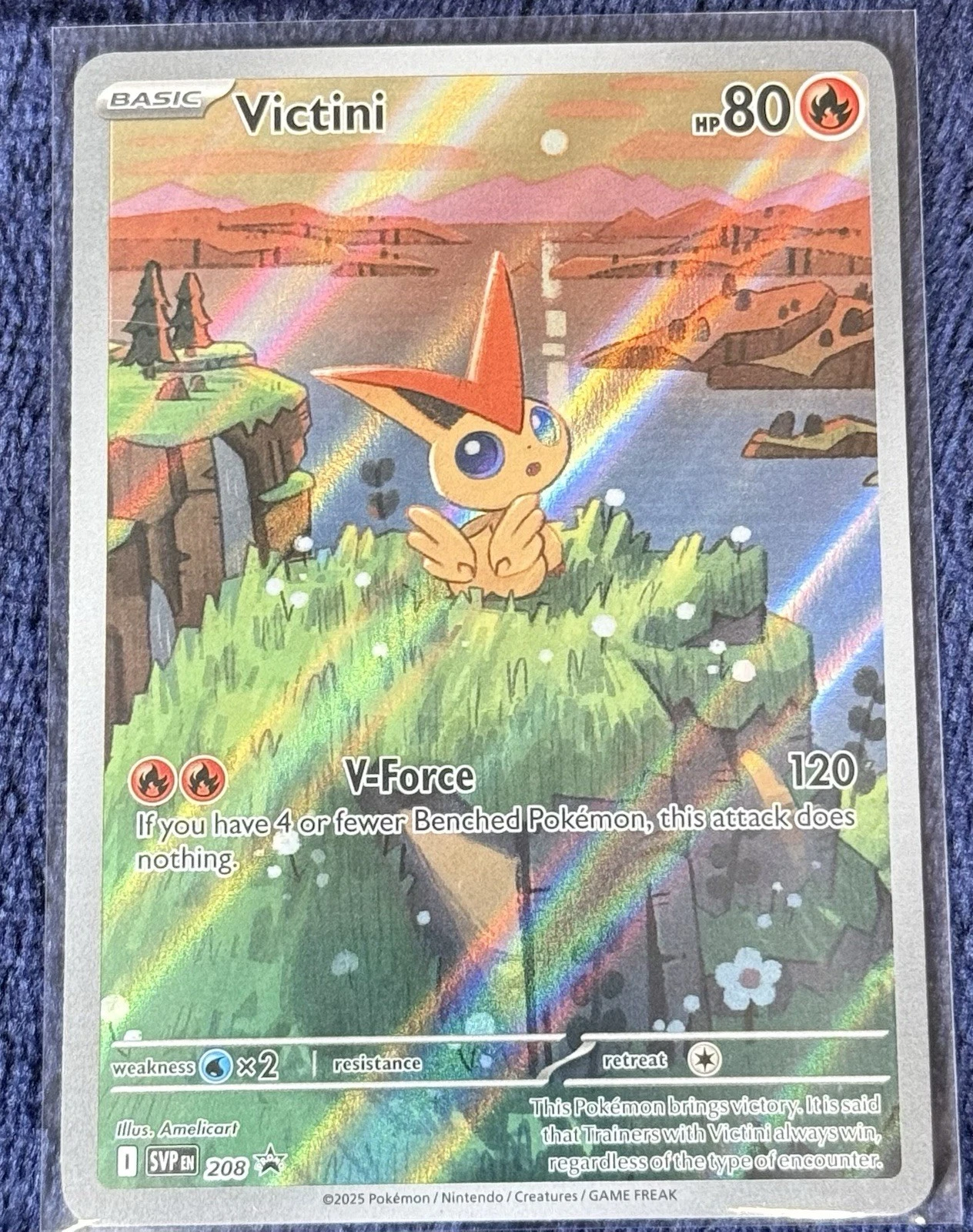 Victini 208 SV: Scarlet & Violet Promo Cards (SVP) Promo Holo NM
