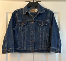Levi Strauss Signature Youth Denim Jean Jacket XL Trucker Button Classic Western