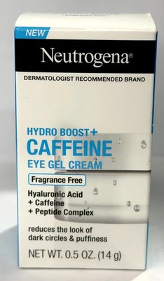 Neutrogena Hydro Boost+Eye Cream for Dark Circles&Puffiness Caffeine 0.5 oz