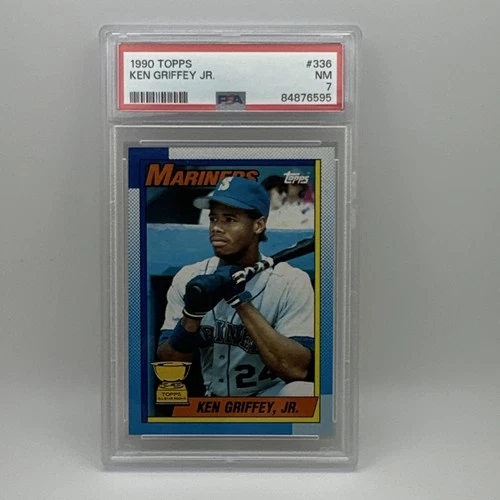 1990 Topps Ken Griffey Jr. #336 PSA 7 Seattle Mariners MLB
