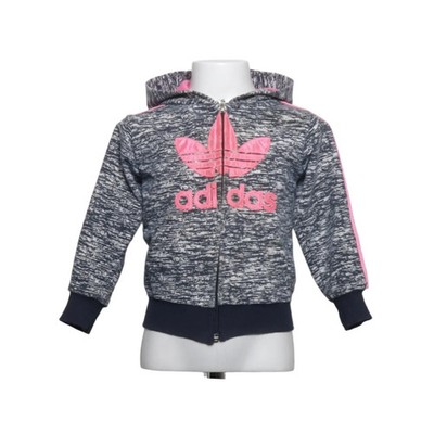 Adidas, Kapuzenpullover, Größe: 98/104, Blau/Weiß/Pink, Baumwolle, Print #OKj