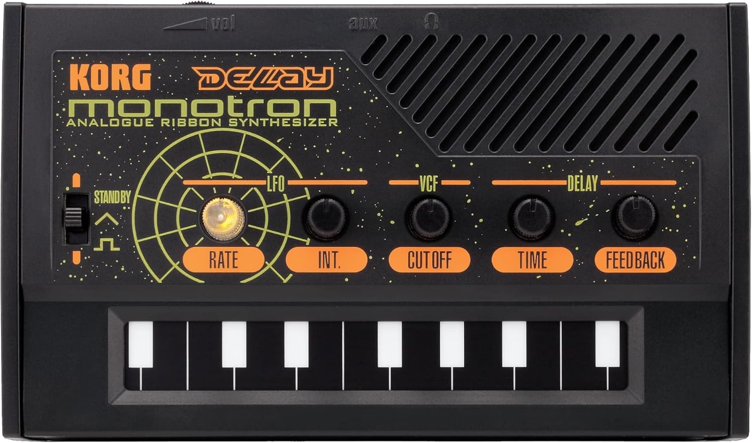 Korg - MONOTRON-DELAY Analog Ribbon Synth with Delay Effect and Built-in Speake