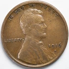 1916-S Lincoln Wheat Penny San Francisco Mint Very Fine (VF)