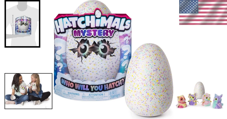 Mystery Hatchimal яйцо: обнимите и поднимите свой пушистый новый друг от ребенка к ребенку! - Изображение 2 из 4
