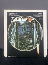 Friday The 13th 1980 CED RCA Selectavision Video Disc Horror Film 1980 VG Works