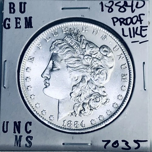 1884 O BU GEM MORGAN SILVER DOLLAR UNC MS+++ U.S. MINT RARE COIN 7035
