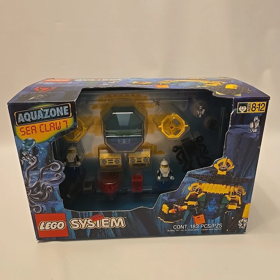 乐高 #1822 Aquazone Sea Claw 7 Aquanauts 183 件 1995 全新  — 第 2/4 张图片