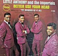 Northern soul Little Anthony & the Imperials Better use your head  EX condition