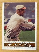 2003 Topps Gallery HOF #24 George Kelly Red Bill SP New York Giants Mint