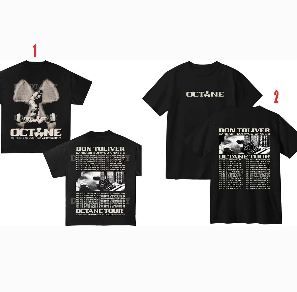 Don Toliver Octane Tour 2026 T shirt All Size S-5XL | eBay