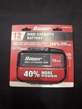 *NEW* BAUER 20V 12 Ah High-Capacity Lithium-Ion Battery, 2109C-B, 59097