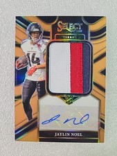 Jaylin Noel #12/49 Auto 3 Color  Patch 2025 Panini  Select  Rc