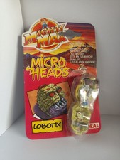 Mighty Max Micro Heads LOBOTIX 1993 OVP Blueb...