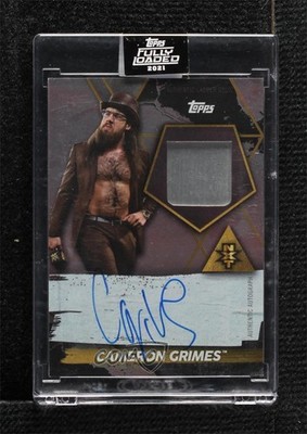 2021 Topps WWE Fully Loaded Ladder Relics /99 Cameron Grimes #L-CG Auto 1c0k