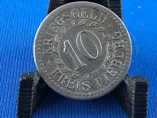 GERMANY NOTGELD 10 PFENNIG 1920 DIEBURG (A4/32)