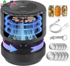 VP06+ Mason Jar Vacuum Sealer, Electric Vacuum Sealer for Jars with Wide and Reg