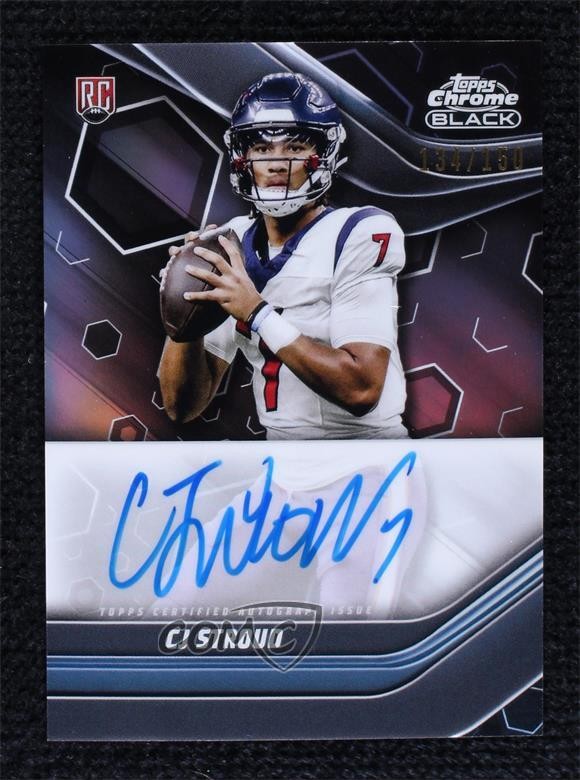2023 Composite Topps Chrome Black Refractor 134/150 CJ Stroud #TCBA-CS Auto 1cc7