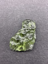 Moldavite .67G Small Tektite From Maroskovo Pole Czech Republic Neon Green Color
