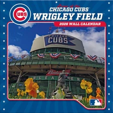 Turner Licensing,  MLB Wrigley Field 2026 Wall Calendar, 12'' X 12'', 12-Month C