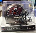 Rachaad White Signed Buccaneers Riddell Mini Helmet Go Bucs Beckett Witnessed