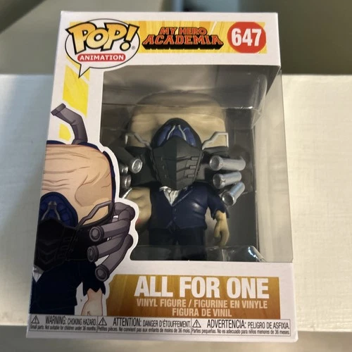 All For One Pop 647 - My Hero Academia Funko Pop! 2020 Vaulted + Protector