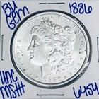 1886 BU UNCIRCULATED MORGAN SILVER DOLLAR AUTHENTIC U.S. MINT FREE SHIPPING 6454