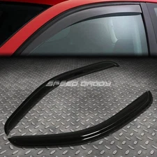 FOR 07-14 SILVERADO/SIERRA 2PC SMOKE WINDOW VISOR SHADE/SUN WIND/RAIN DEFLECTOR