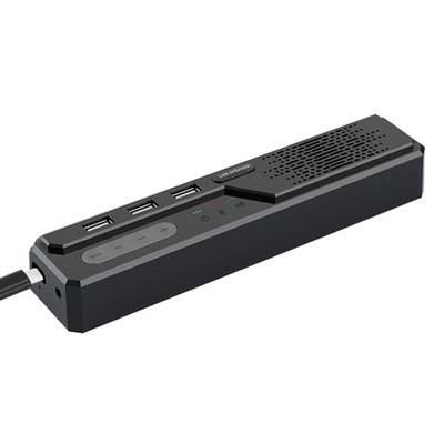 3 in 1 USB Computer Speaker with Microphone, PC Laptop Desktop Conference