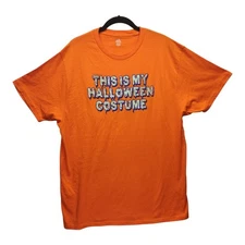 "This is my Halloween Costume" Glow In The Dark Halloween T-Shirt XL