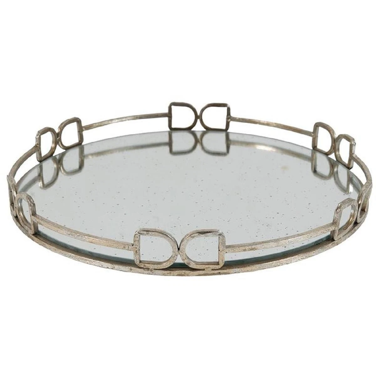 A&B Home 35242 DS Valentina Silver Tray