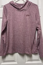 Hooey Maroon Heather Hoodie Womens Top M