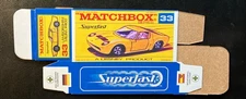 Matchbox Superfast #33 Lamborghini Miura ‘68-‘70 Type F Repro Box