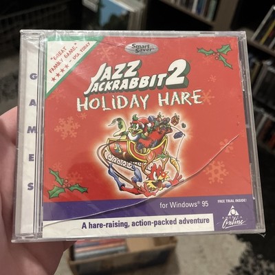 Jazz Jackrabbit 2 Holiday Hare - PC Windows CD-ROM NEW SEALED