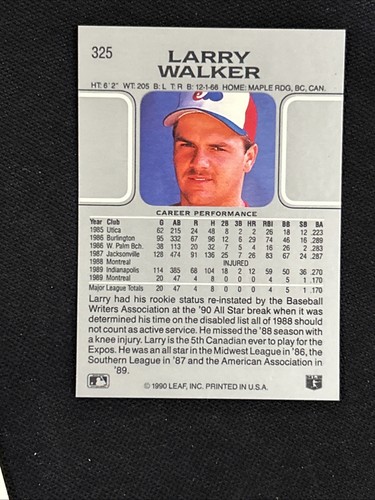 Juego completo de béisbol LEAF 1990 como nuevo 1-528 Thomas, Walker, Sosa RC Griffey Jr *2 - Imagen 21 de 23