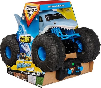 MonsterJam MegalodonStorm RCTruck Amphibienfahrzeug HaiOptik 1zu15 Ab4J