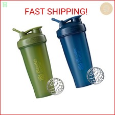 BlenderBottle Classic Shaker Bottle Perfect for Protein Shakes and Pre Workout,