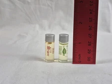 Lot Of 2 Discontinued Healing Garden Essential Oils Jasmine & Green Tea Vial 2ml