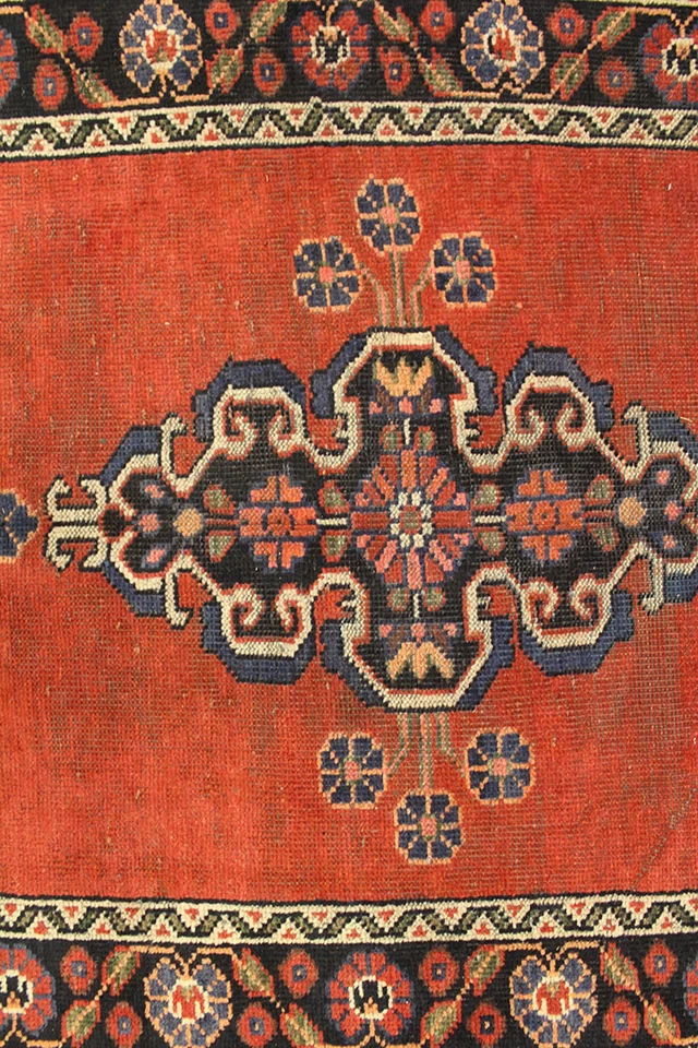 Large Antique PERSAIN Runner Carpet Handmade Oriental Wool Vintage 310 X 108 CM - Image 4 of 4