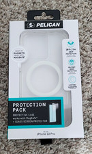 Pelican Protection Pack Clear Case  Glass Protector for iPhone 13 Pro 6.1"