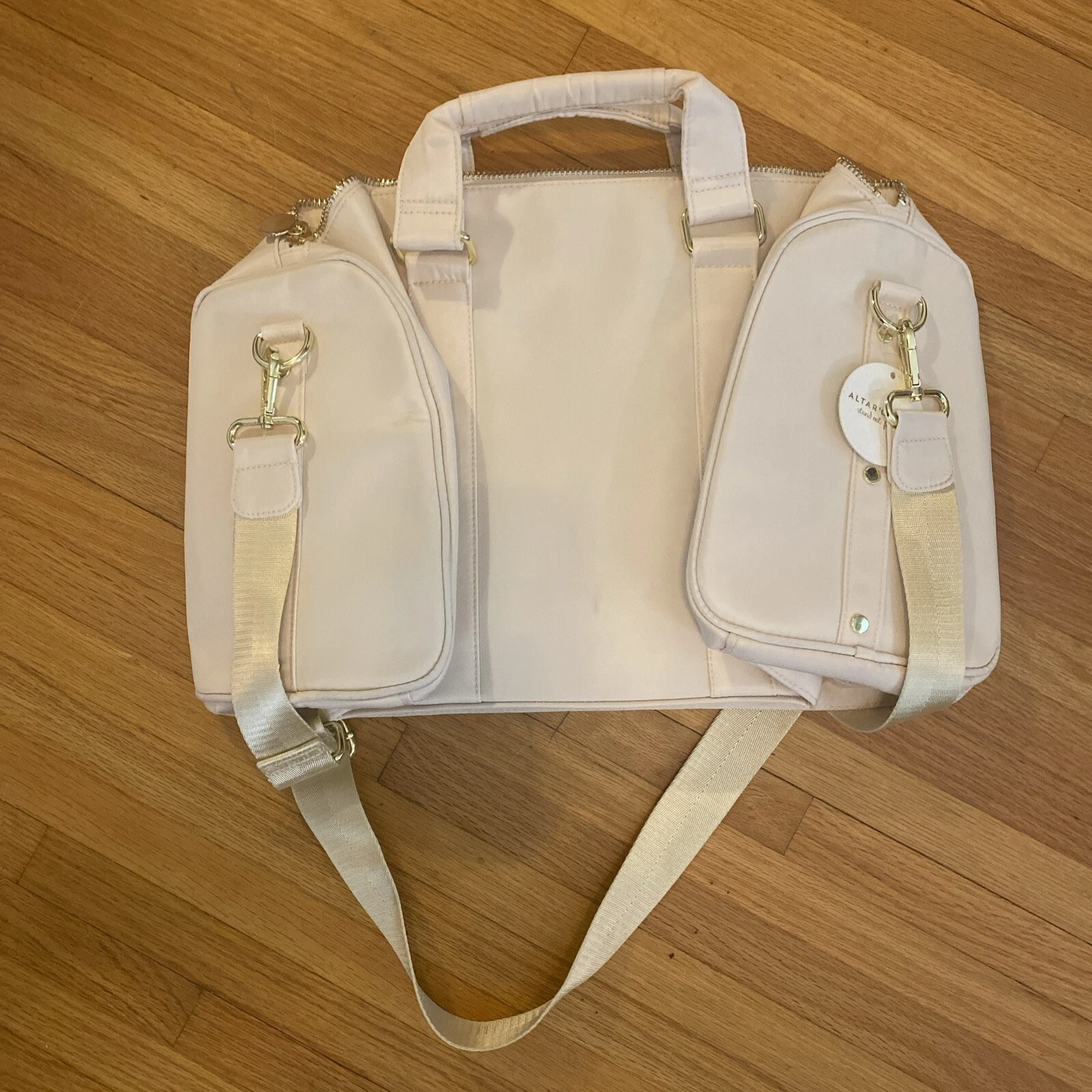 STATE BAGS Borsa weekend Alter'd State 'Moglie' avorio nuova con etichetta *piccolo difetto